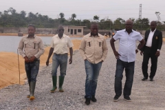 Managing partner site inspection of Azikel refinery in Yenagoa